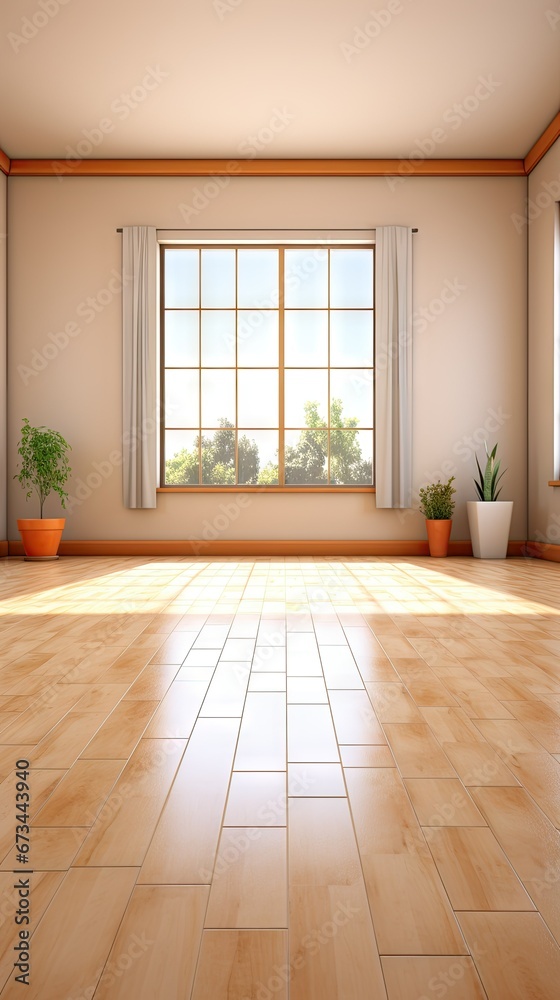 Fototapeta premium Room with desks and chairs UHD wallpaper