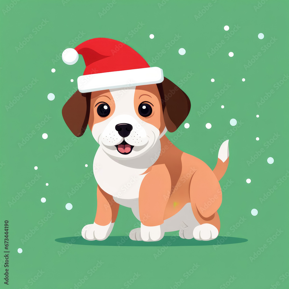 Weihnachtswelpe, generated image Weihnachtswelpe, generated image