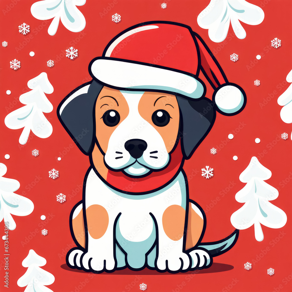 Weihnachtswelpe, generated image Weihnachtswelpe, generated image