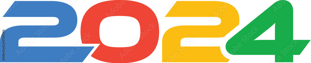 2024 text Logo Fully Editable Vector or EPS 2024 text Logo Fully Editable Vector or EPS