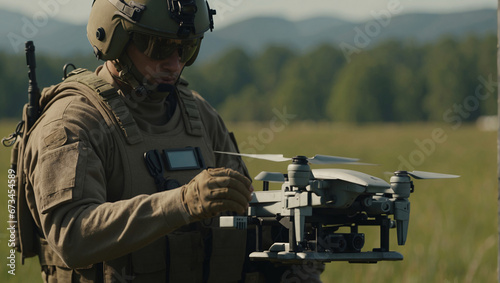Modern military conflict has a significant impact on military operations, as soldiers today actively use aerial drones to destroy the enemy. advanced technology has become a key element