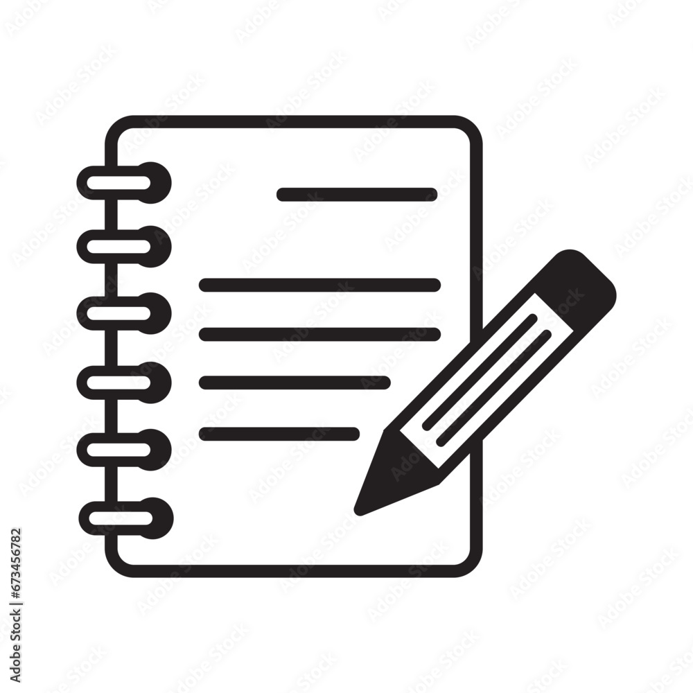 notes icon logo vector design template notes icon logo vector design template