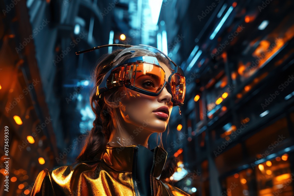 Futuristic Digital Eyewear Concept