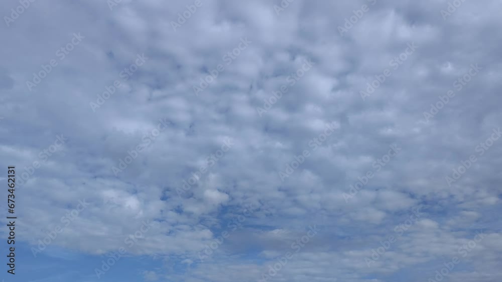 Cirrocumulus clouds circulating in the early morning Cirrocumulus clouds circulating in the early morning