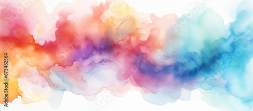 Background of an artistry texture created using watercolor techniques photo