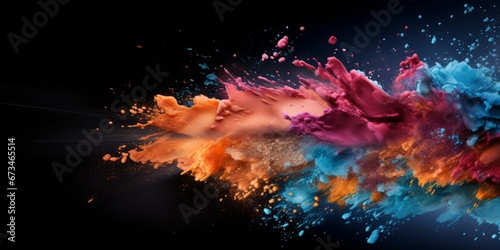 Abstract illustrtation of makeup or cosmetics. 