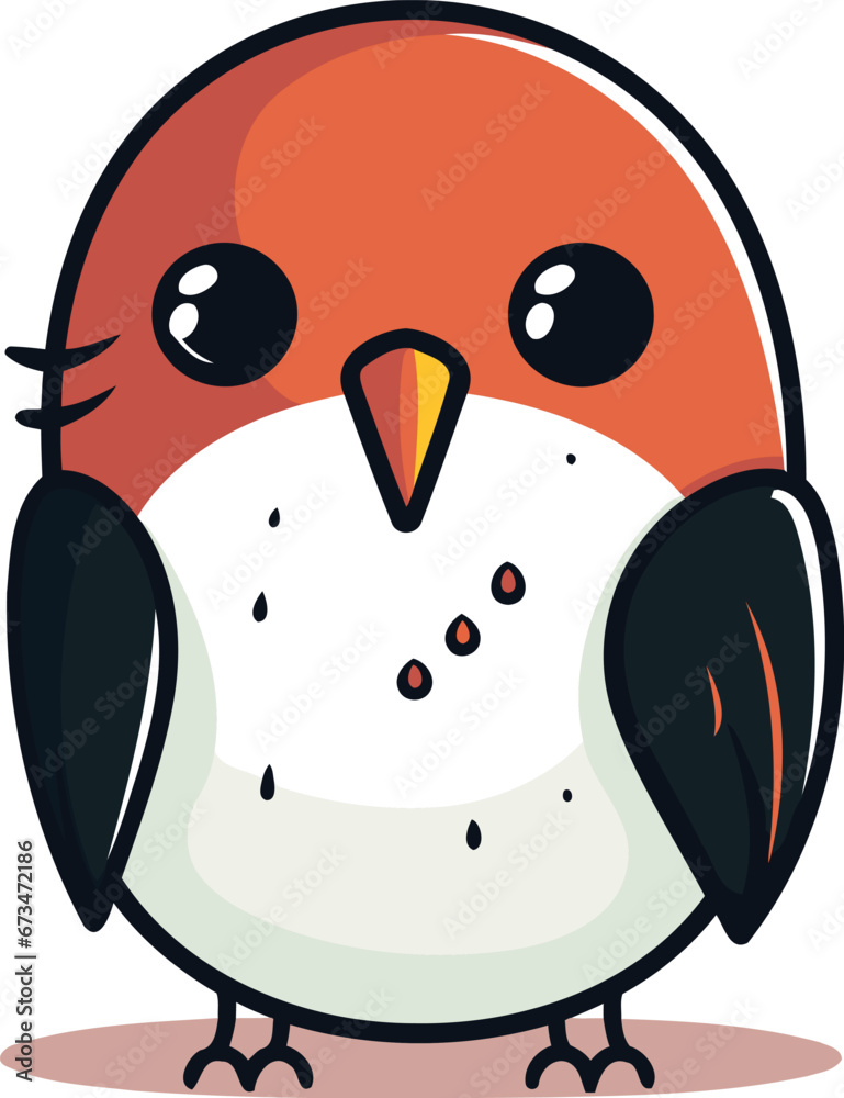 Obraz premium cute bird animal cartoon icon vector illustration design graphic vector illustration graphic design