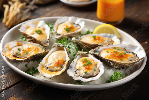 Delicious Baked Oysters