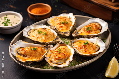 Mouthwatering Baked Oysters on the Half Shell