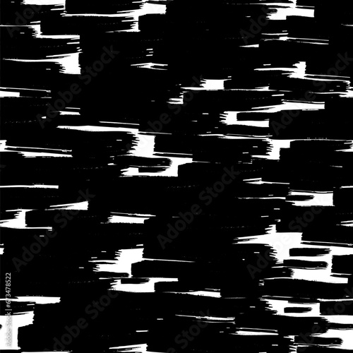 Seamless pattern with hand drawn scribble smears