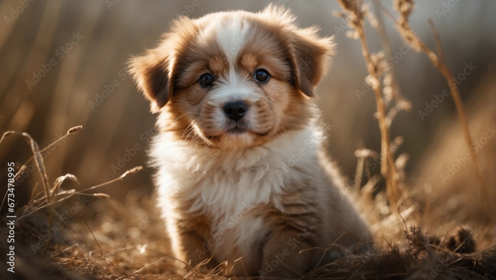 Innocence Unleashed: The Joy of a Playful Puppy