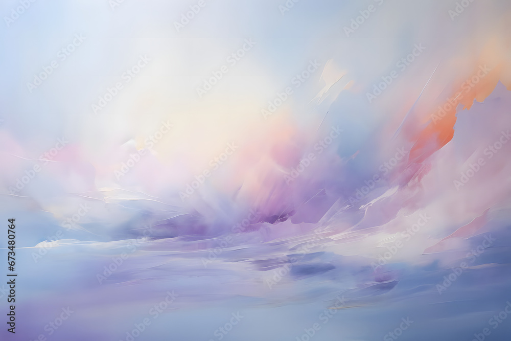 Violet Sky, Ethereal Skies Revealed, abstract landscape art, generative ai
