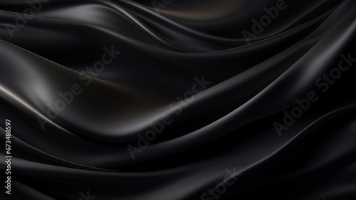silk fabric black color