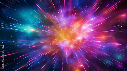 abstract fireworks