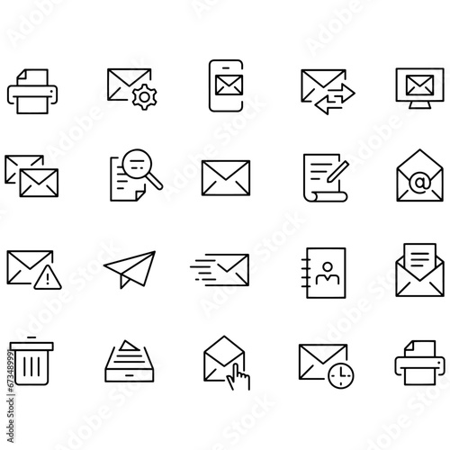  Mail Icons vector design