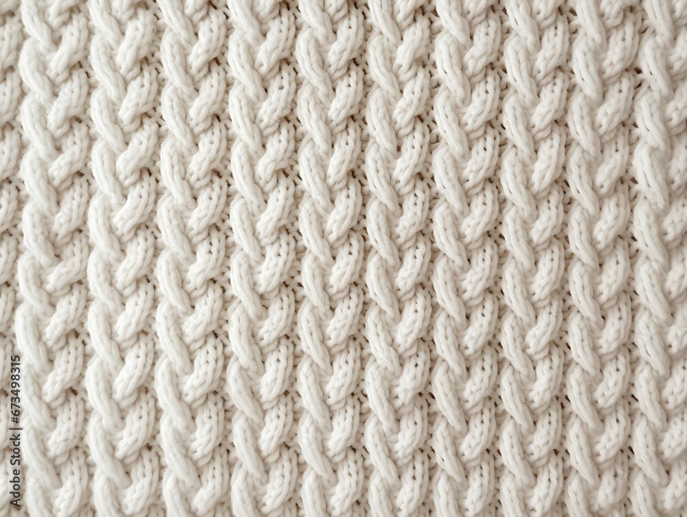 Soft cozy white knitted woolen fabric texture of warm winter clothes background. Close up. Soft cozy white knitted woolen fabric texture of warm winter clothes background. Close up.