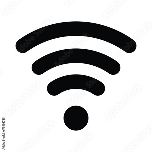 wifi connection icon logo design vector template illustration. EPS 10
