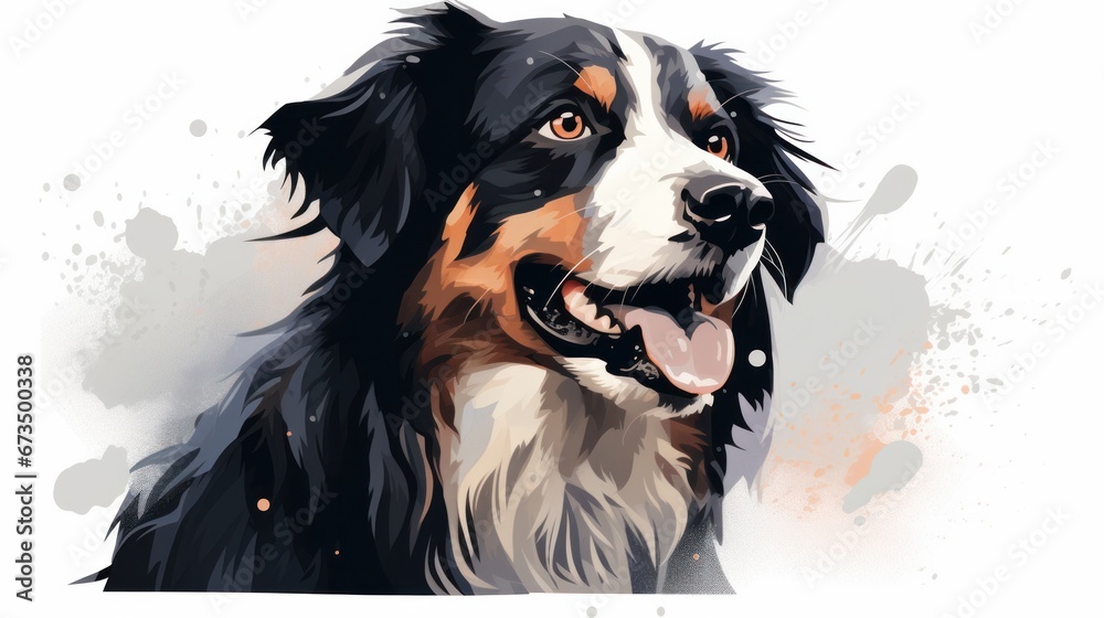 Vector-Style Image Of Dog