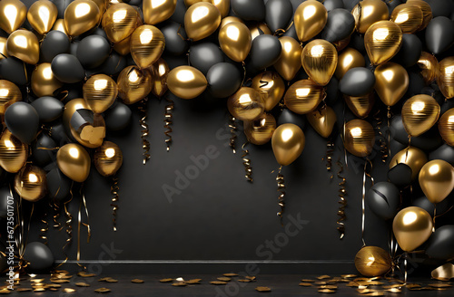 Festive Balloon Arch for Special Occasions,,,\
Party Decoration with Metallic Balloons