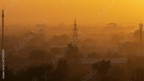 desert lights in Bukhara, uzbekistan