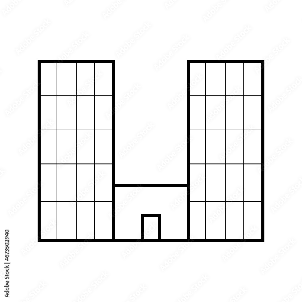 Apartment or Hospital or Bank or Office or mall or school or real estate building sign icon in flat style. Apartment vector illustration on white isolated background. Architecture business concept. Apartment or Hospital or Bank or Office or mall or school or real estate building sign icon in flat style. Apartment vector illustration on white isolated background. Architecture business concept.