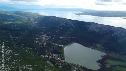 Vidikovac Mahavica - Eyes of Vinodol, Croatia photo