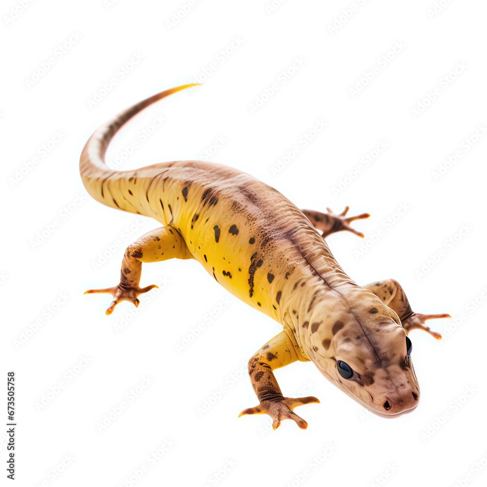 Naklejka premium Texas blind salamander Eurycea rathbuni