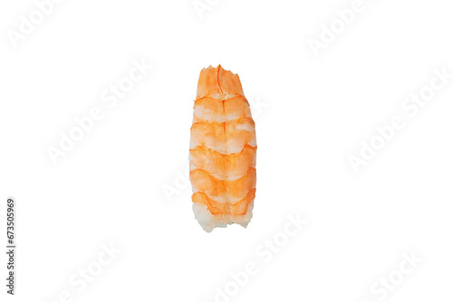 Shrimp - classic sushi on a white background