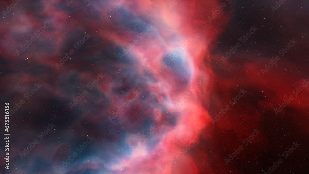 Cosmic background with a blue purple nebula and stars
Cosmic background with a blue purple nebula and stars