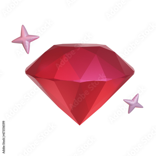 Diamond 3D Render Casino icon