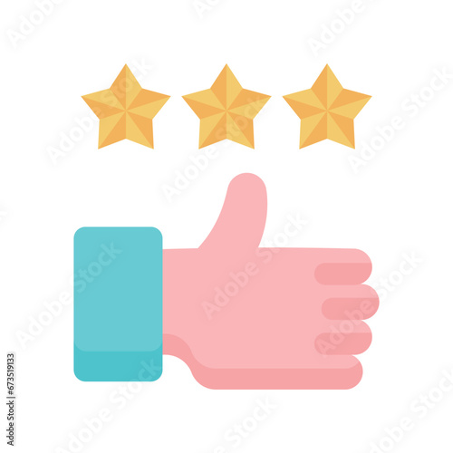 評価とグッドサイン