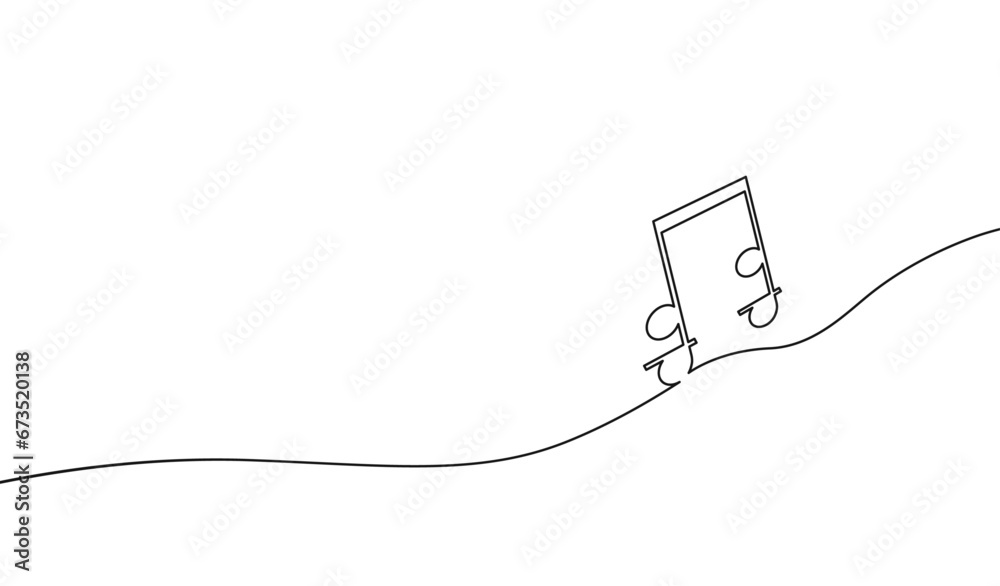 Music note one line. Art oneline. Continuous line drawing. Hand drawn concert. Outline vocal icon. Concept school musical notes. Sketch black notes isolated on white background. Vector illustration Music note one line. Art oneline. Continuous line drawing. Hand drawn concert. Outline vocal icon. Concept school musical notes. Sketch black notes isolated on white background. Vector illustration
