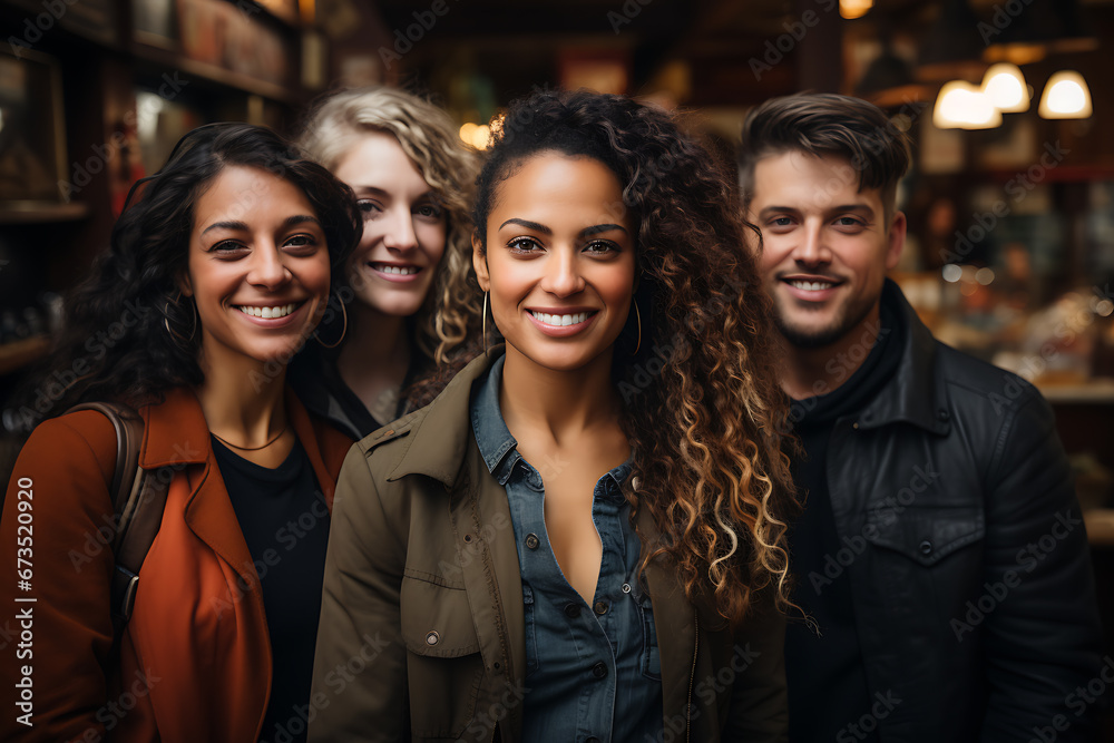 a group of people of different nationalities and smile a group of people of different nationalities and smile
