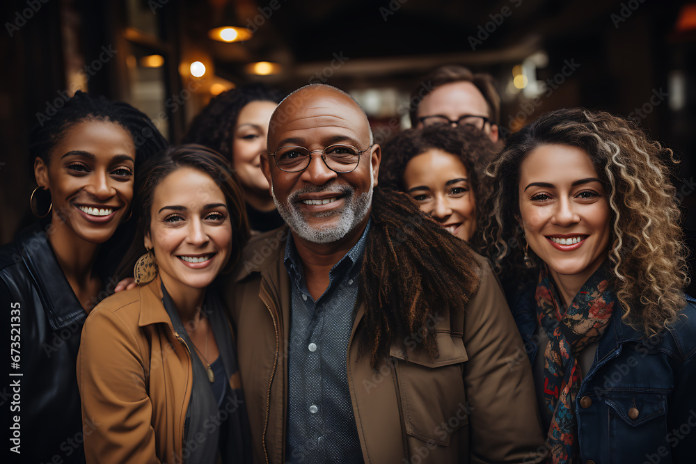 a group of people of different nationalities and smile a group of people of different nationalities and smile