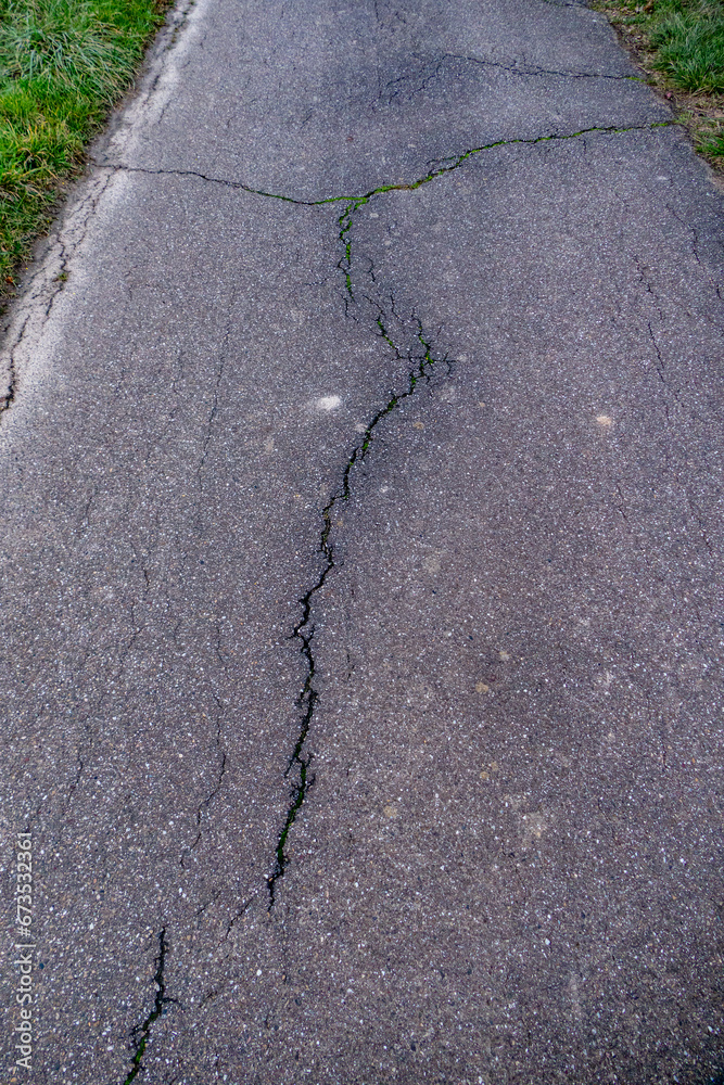 Obraz premium Strassenschäden