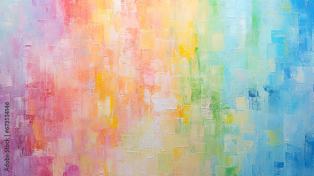 Abstract Colorful Paint Texture Background Painting