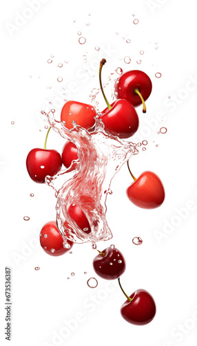 herries with Water Splashes, Transparent Background, PNG Image