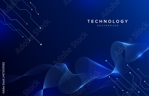 Abstract future technology concept background. Vector template for brochure or cover background.