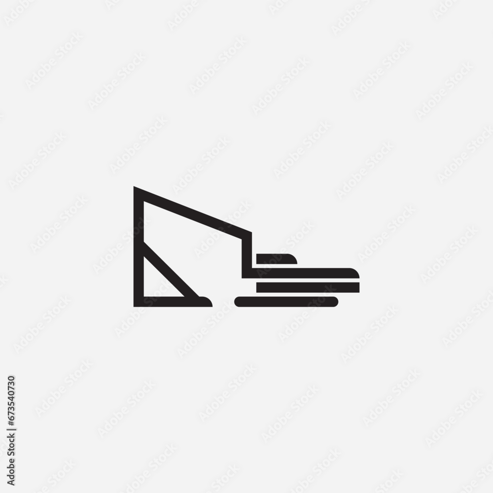 Excavator logo design illustration vector template Excavator logo design illustration vector template