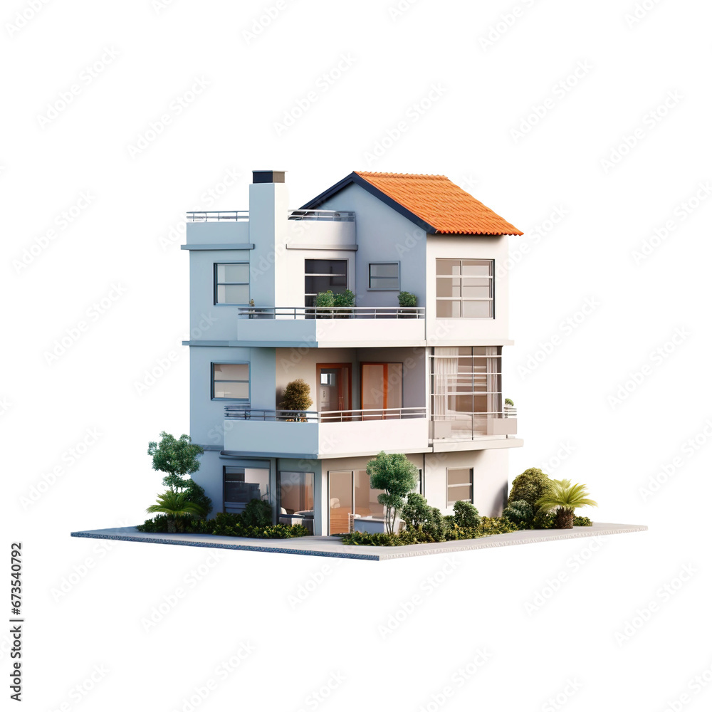 Fototapeta premium modern residential house