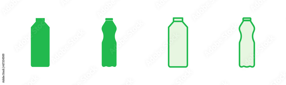 Bottle icon set. bottle vector icon Bottle icon set. bottle vector icon