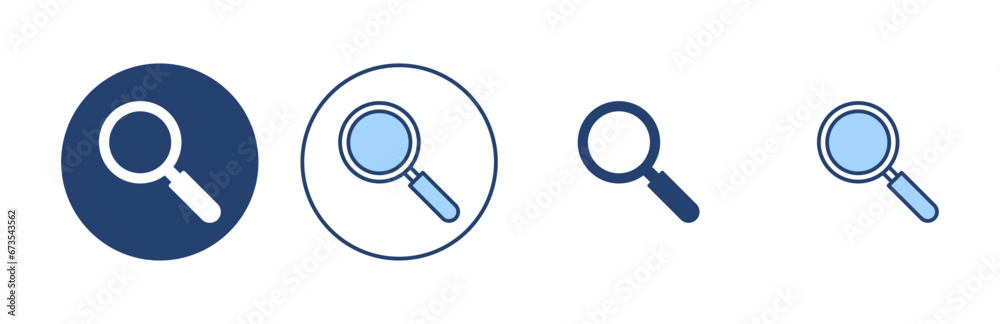 Search icon vector. search magnifying glass sign and symbol Search icon vector. search magnifying glass sign and symbol