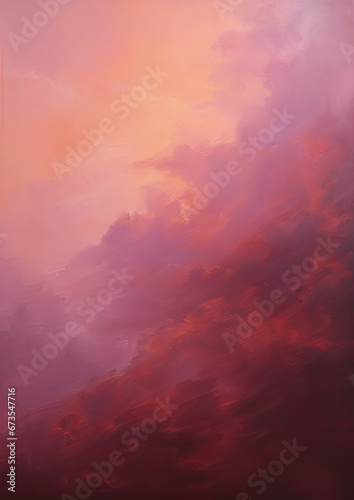 Expressive Magenta oil painting background