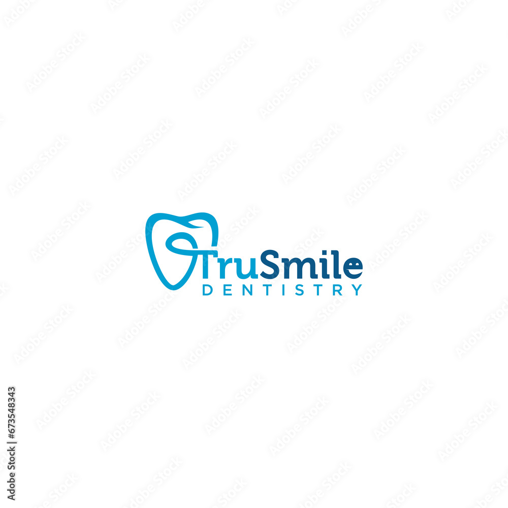 Tooth and Dental Logo Design vector template.Creative Dentist Logo. Dental Clinic Vector Logo