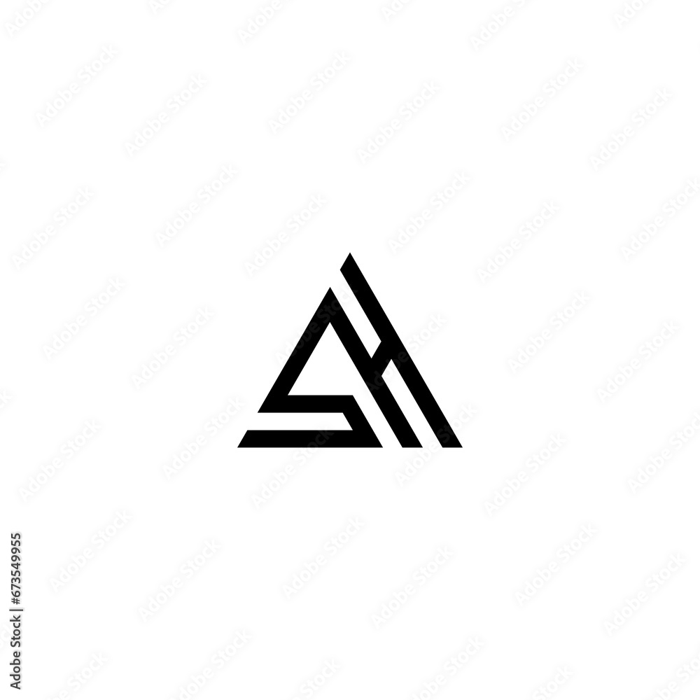 creative logo with triangle style ,premium vector creative logo with triangle style ,premium vector