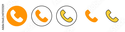 Call icon vector for web and mobile app. telephone sign and symbol. phone icon. contact us
