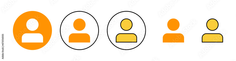 User Icon set for web and mobile app. person sign and symbol. people icon. User Icon set for web and mobile app. person sign and symbol. people icon.