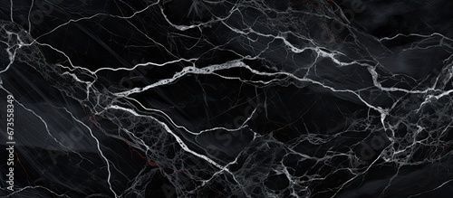 Background and texture composed of black marble