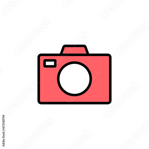 Camera icon set illustration. photo camera sign and symbol. photography icon.