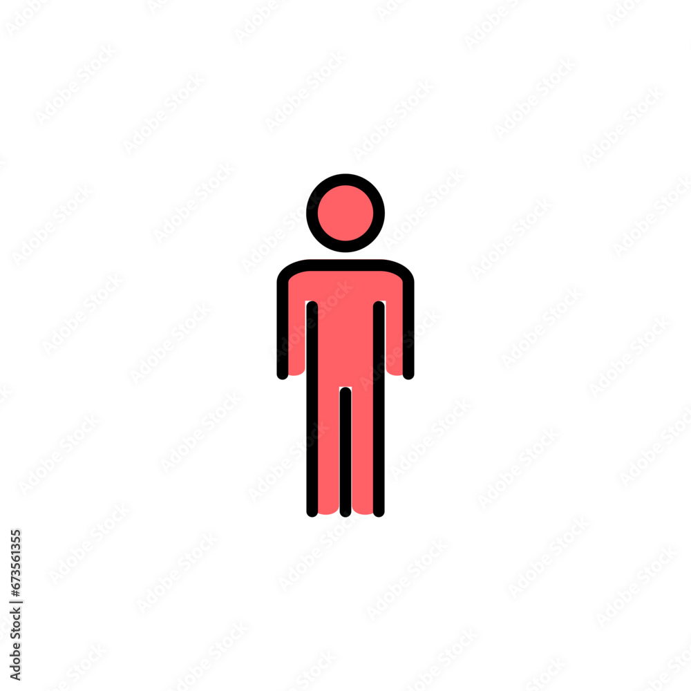 Man icon set illustration. male sign and symbol. human symbol Man icon set illustration. male sign and symbol. human symbol